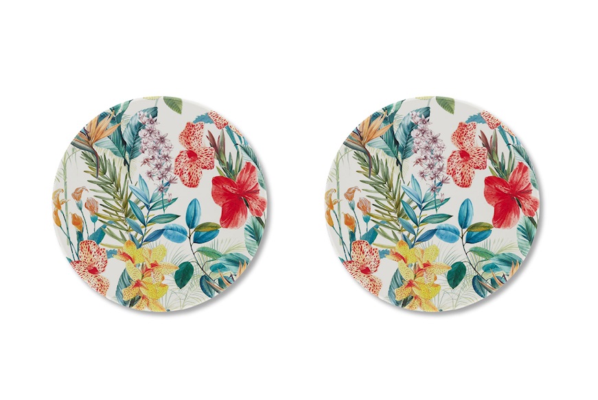 Dinner plate set Garden 2 pieces Emporio Zani