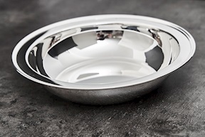 Round bowl silver 207 grammi Zanolli Vintage