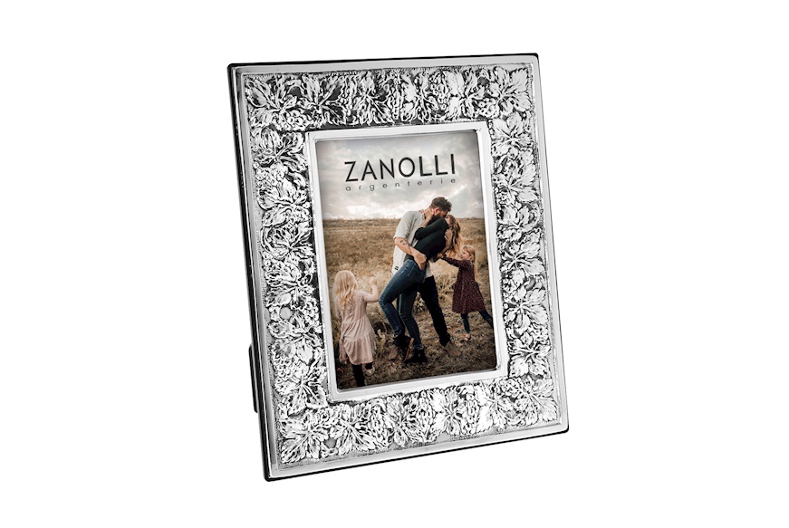 Picture frame silver with grape decoration Selezione Zanolli