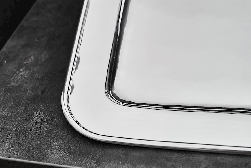 Rectangular Tray silver 1924 grammi Zanolli Vintage