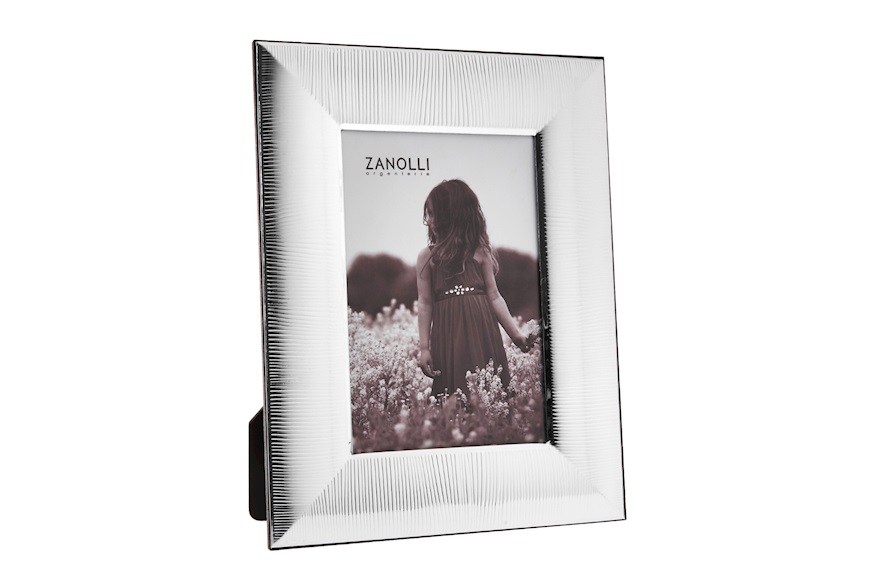 Cornice Grooved argento bilaminato Selezione Zanolli