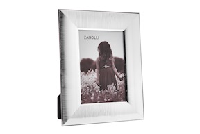 Picture frame Grooved bilaminated Silver Selezione Zanolli