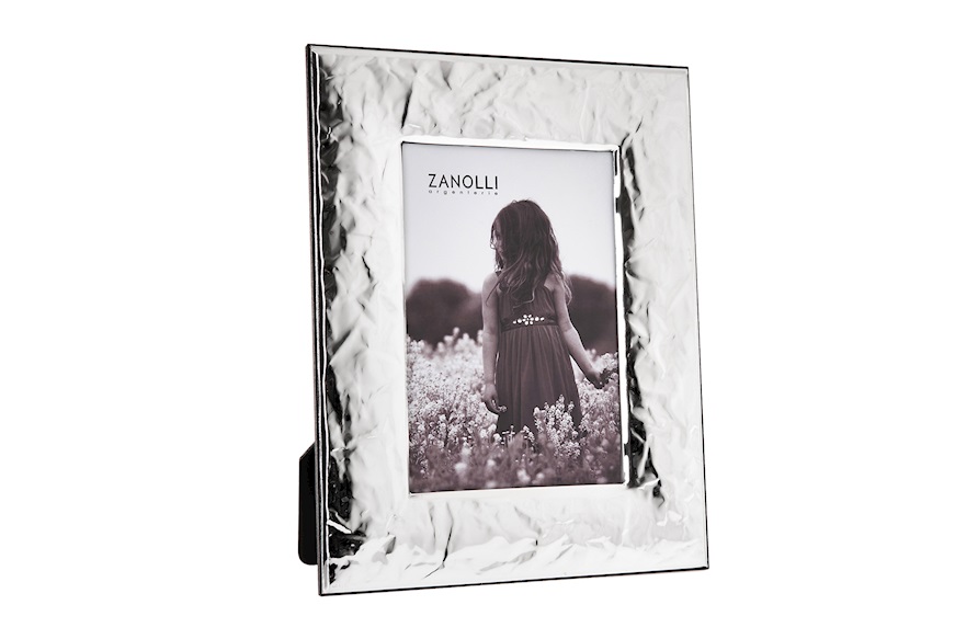 Picture frame Stropicciata bilaminated Silver Selezione Zanolli