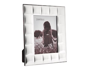 Cornice Quadri argento bilaminato