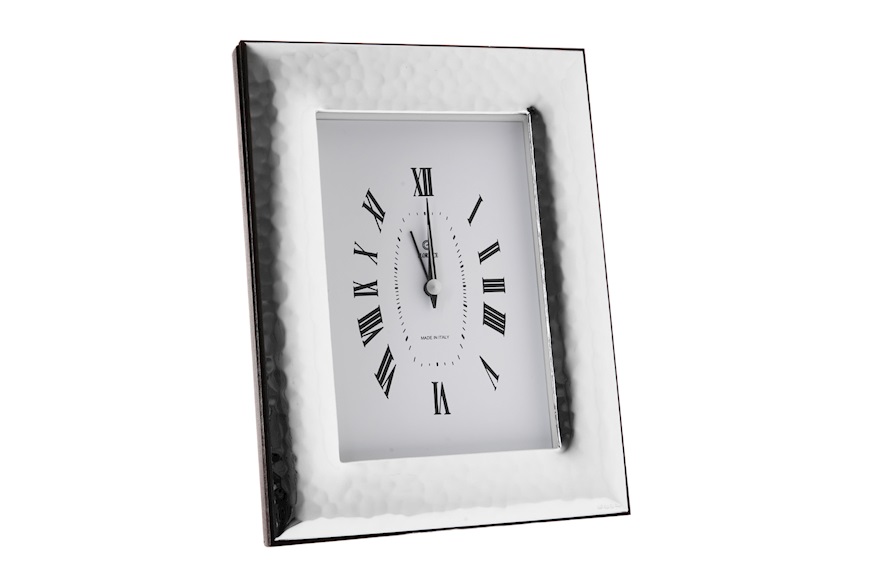 Alarm clock Breeze bilaminated Silver Selezione Zanolli