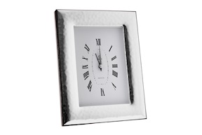 Alarm clock Breeze bilaminated Silver Selezione Zanolli