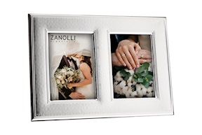 Cornice doppia argento bilaminato Selezione Zanolli