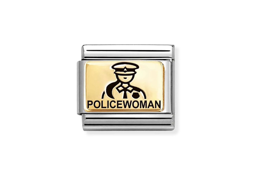 Poliziotta Composable acciaio e oro Nomination