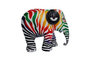 Elephant Parade Zebra beats Elephant parade