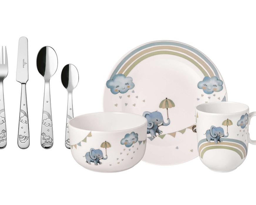 Baby set Walk like an Elephant porcelain 7 pieces Villeroy & Boch