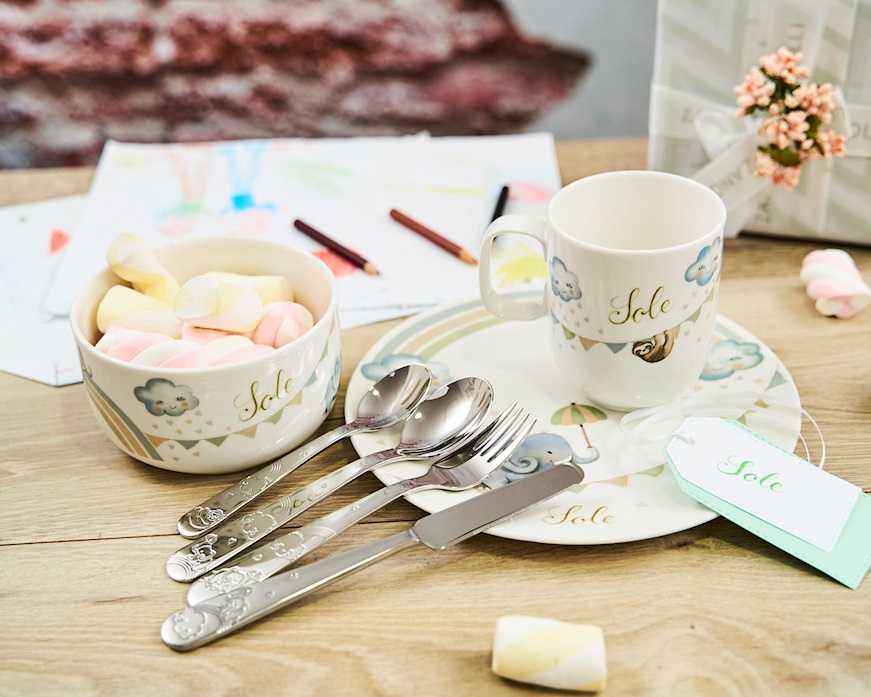 Baby set Walk like an Elephant porcelain 7 pieces Villeroy & Boch