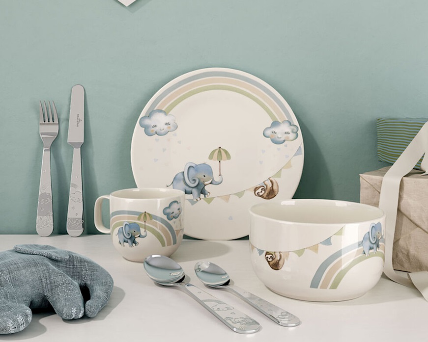 Baby set Walk like an Elephant porcelain 7 pieces Villeroy & Boch