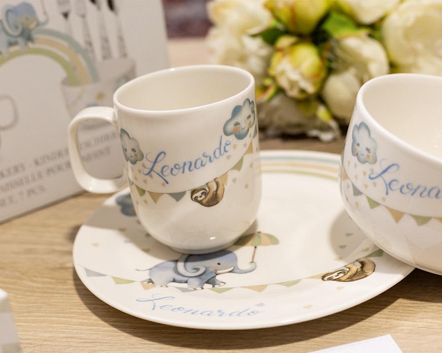 Baby set Walk like an Elephant porcelain 7 pieces Villeroy & Boch