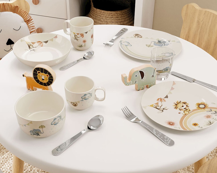 Baby set Walk like an Elephant porcelain 7 pieces Villeroy & Boch