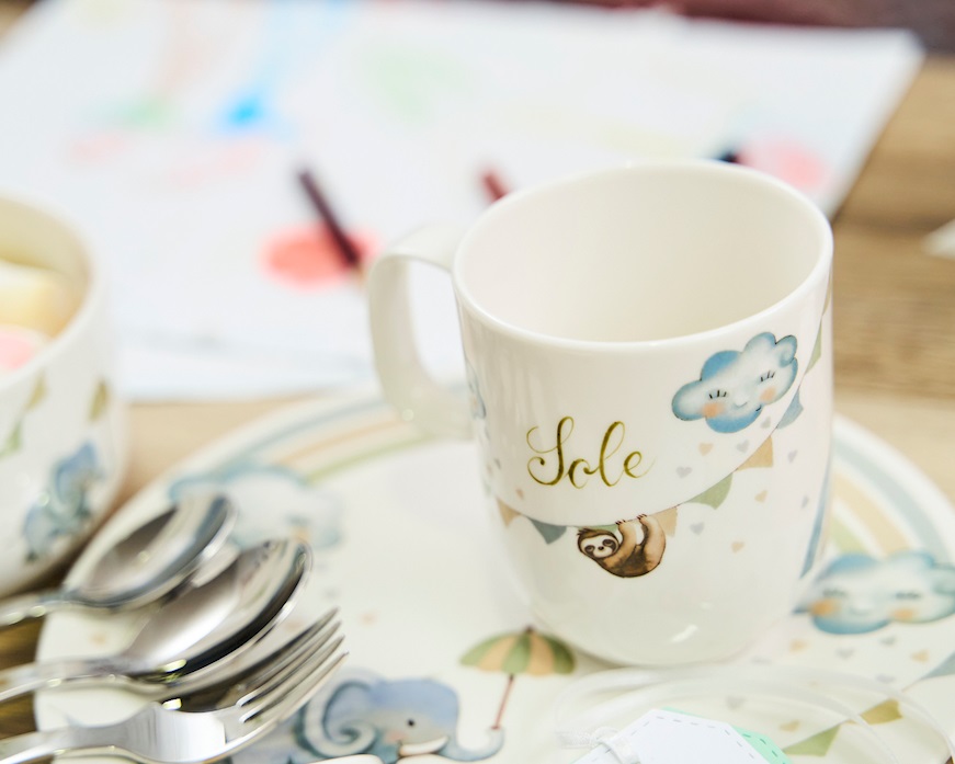 Baby set Walk like an Elephant porcelain 7 pieces Villeroy & Boch