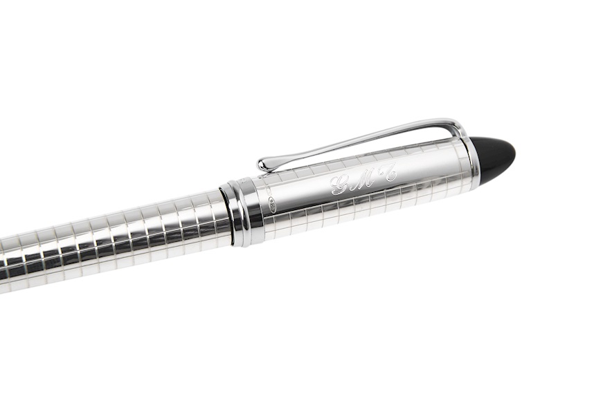 Fountain pen Ipsilon Quadra silver Aurora