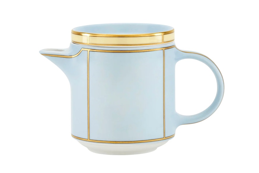 Caffettiera Diva porcellana celeste Richard Ginori
