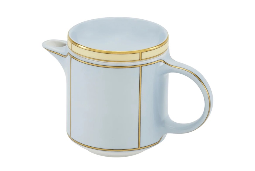 Caffettiera Diva porcellana celeste Richard Ginori