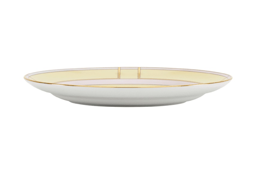 Dessert plate Diva porcelain yellow Richard Ginori
