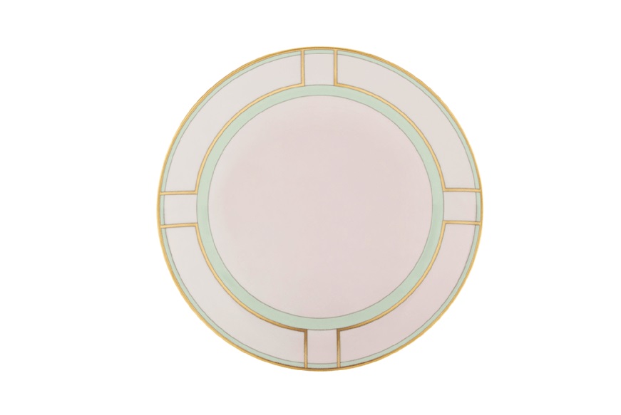 Dessert plate Diva porcelain pink Richard Ginori