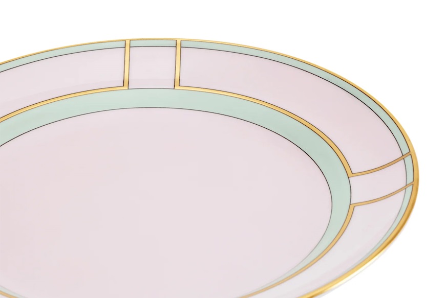Dessert plate Diva porcelain pink Richard Ginori