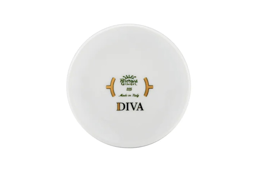 Scatola con coperchio Diva porcellana verde Richard Ginori