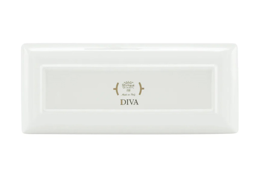 Rectangular valet tray Diva porcelain pink Richard Ginori