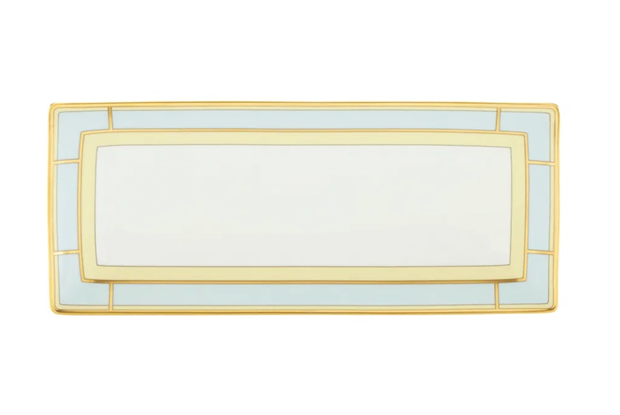 Rectangular valet tray Diva porcelain blue Richard Ginori