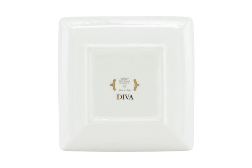 Square valet tray Diva porcelain yellow Richard Ginori
