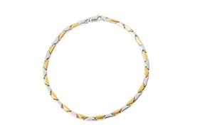 Bracelet gold 750‰ with trapezoidal mesh Selezione Zanolli
