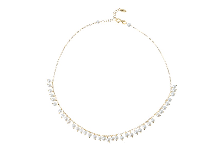 Collana argento dorato con shell Selezione Zanolli