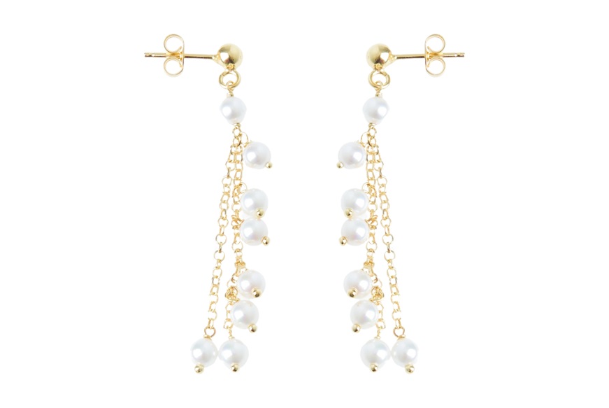 Earrings silver with shell Selezione Zanolli