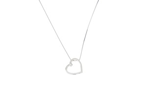 Necklace Heart gold 750‰ and diamond Selezione Zanolli