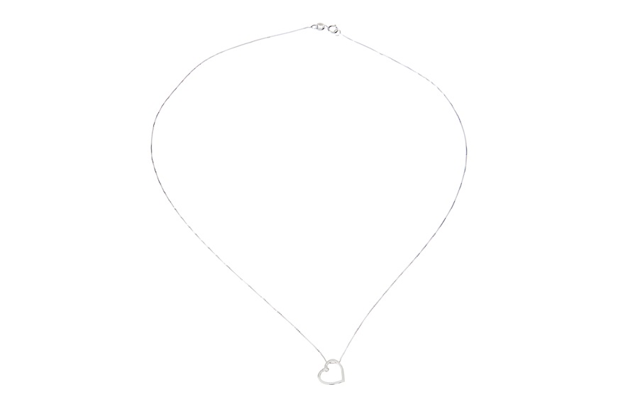 Necklace Heart gold 750‰ and diamond Selezione Zanolli