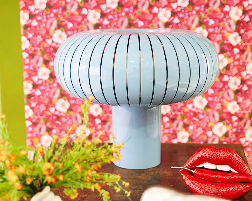 Lampada da tavolo Teresa Azzurro Kartell