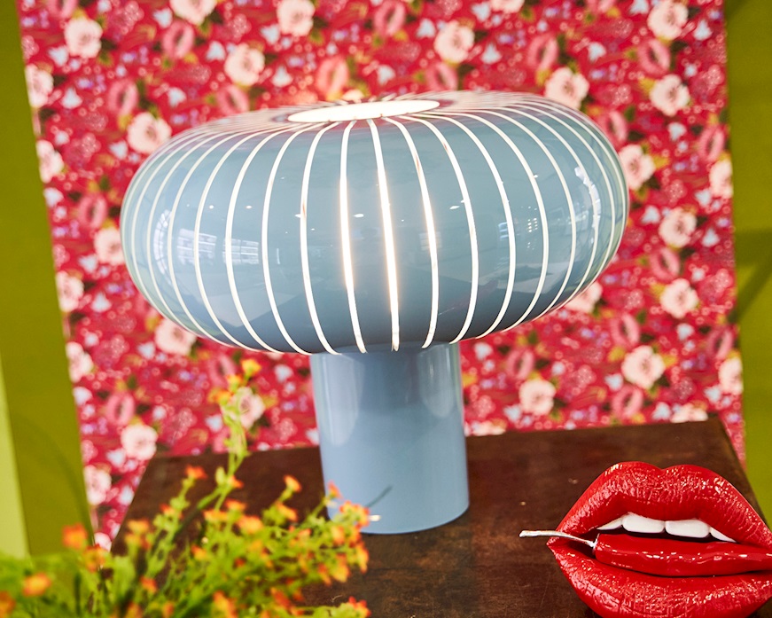 Lampada da tavolo Teresa Azzurro Kartell