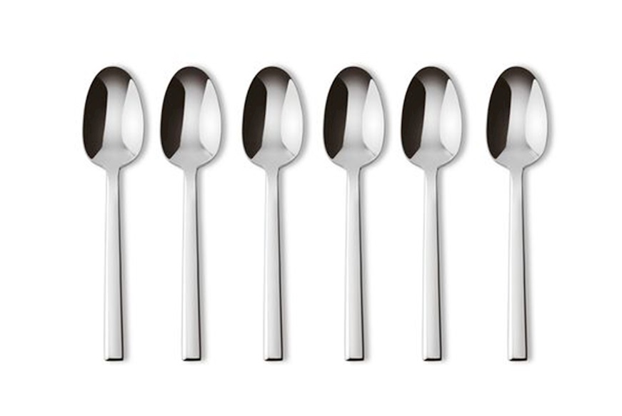 Set cucchiaini moka Neutra acciaio 6 pezzi Sambonet