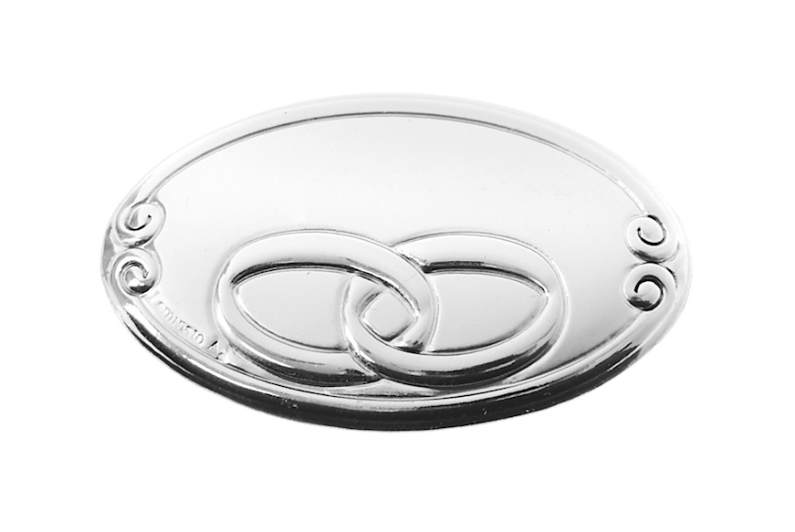 Oval blazon Vere bilaminated Silver Selezione Zanolli