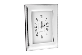 Alarm clock Circle bilaminated Silver Selezione Zanolli