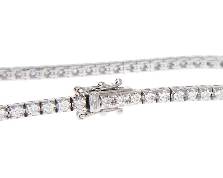 Bracciale tennis oro 750‰ e diamanti ct. 1.50 Davite & Delucchi