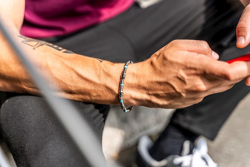 Bracelet Instinct steel and torquoise Nomination