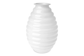 Vase Anelli milk white Onlylux