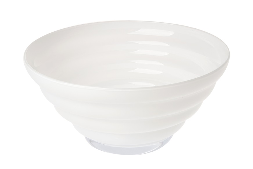 Bowl Anelli milk white Onlylux
