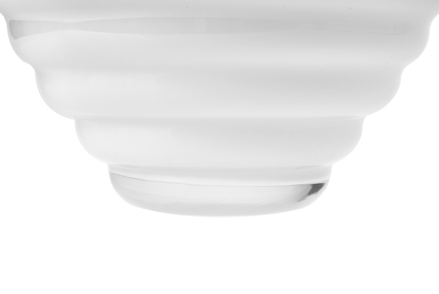 Bowl Anelli milk white Onlylux