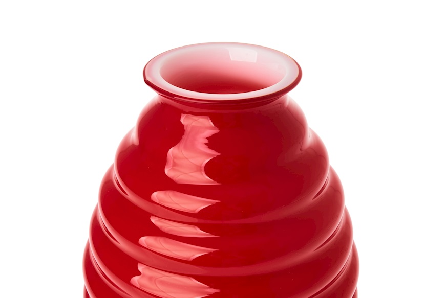 Vase Anelli red Onlylux