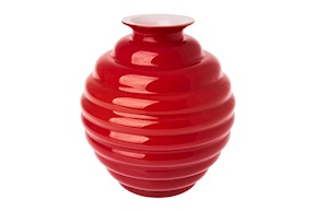 Vase Anelli red Onlylux