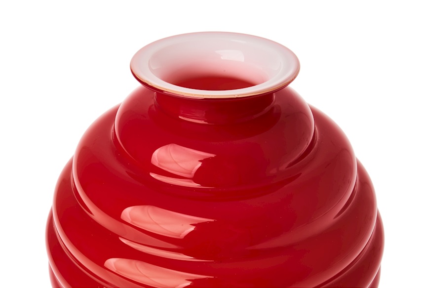 Vase Anelli red Onlylux