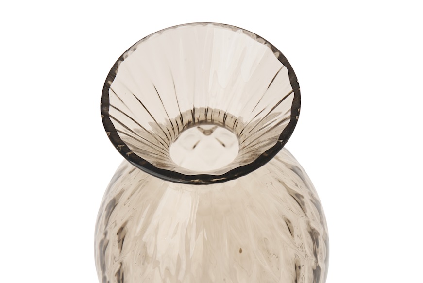 Vaso Gemme Balloton vetro di Murano talpa Venini