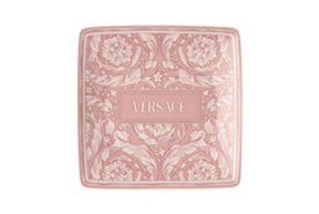Square bowl Barocco Rose porcelain Versace