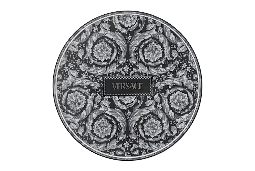 Serving plate Barocco Haze porcelain Versace